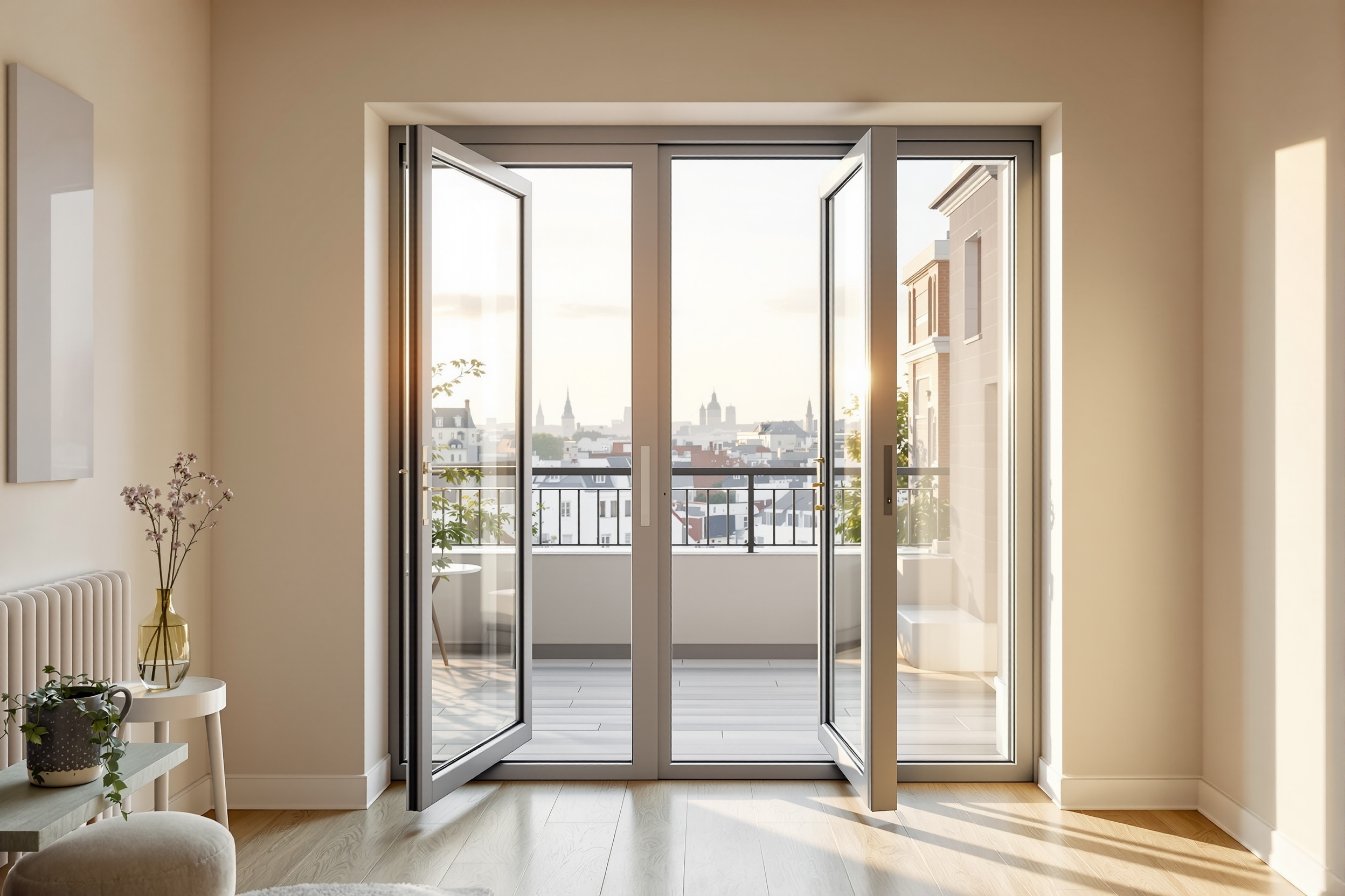 Porte-fenêtre double vitrage à Bruxelles