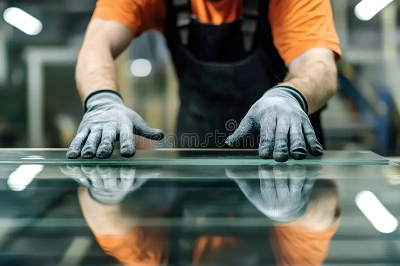 Miroir sur mesure dans un appartement à Ixelles